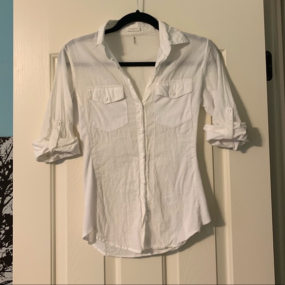 white button up - Picture 2 of 6